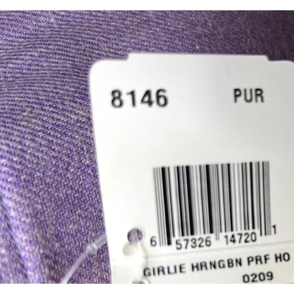 NWT Vintage Coach 8146 Girlie Herringbone Perforated Hobo Bag - Picture 9 of 11